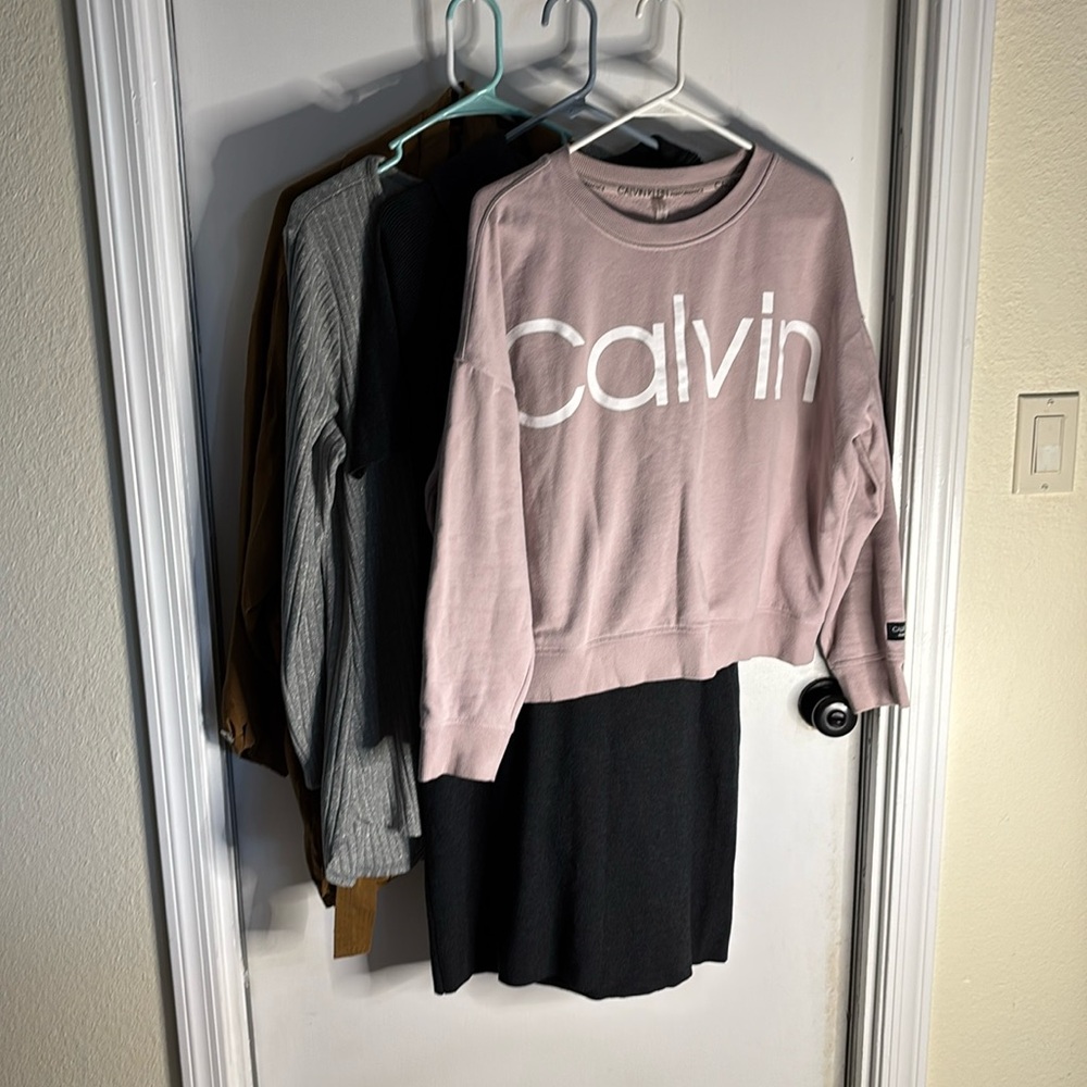 Resell bundle of 4 items Calvin Klein and DKNY jacket all in size large